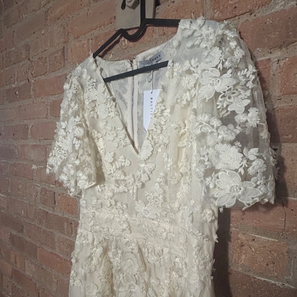 NWT - Baltic Born Sadie Embroidered Midi Dress in Vintage Cream - Picture 2 of 4